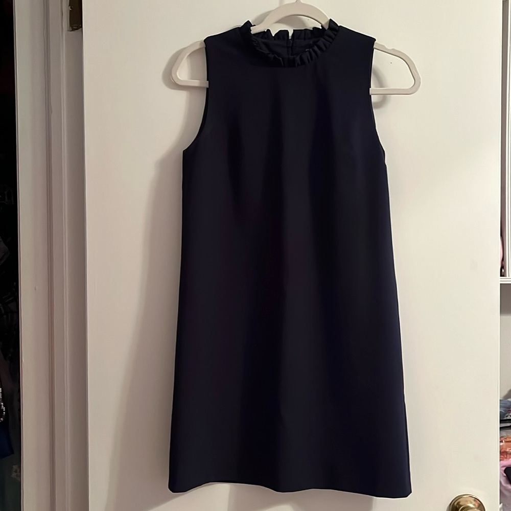 French connection navy blue shift dress